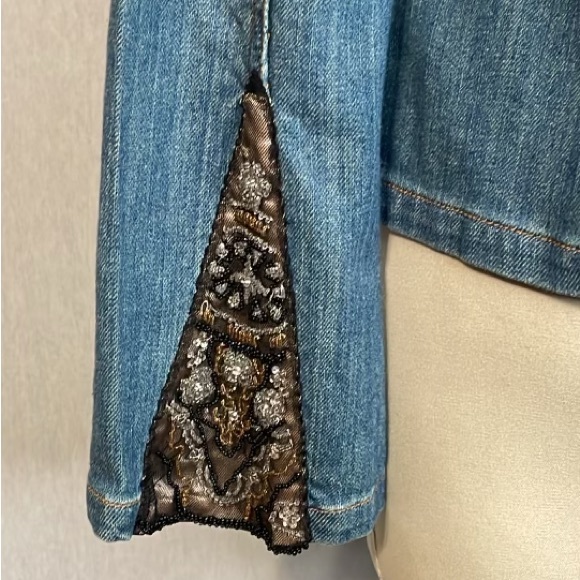 Berek by takako Sakon designer denim jacket , size large. - Picture 8 of 13